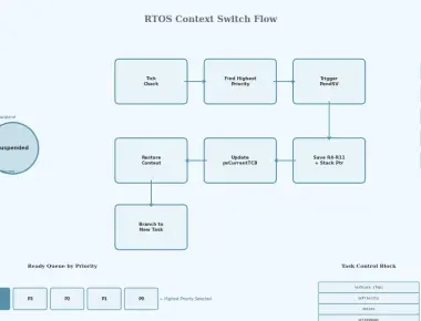Context Switching and Scheduling in RTOS - A Deep Dive