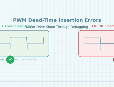 Fixing PWM Dead-Time Errors Causing MOSFET Shoot-Through