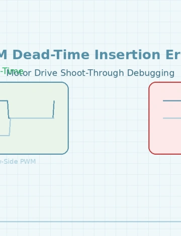 Fixing PWM Dead-Time Errors Causing MOSFET Shoot-Through