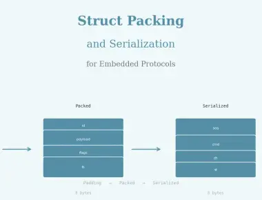 Struct Packing and Serialization for Embedded Protocols