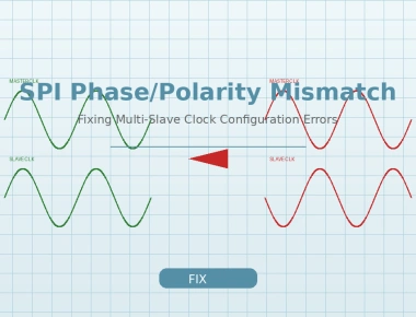 Fixing SPI Clock Phase Polarity Mismatch in Multi-Slave
