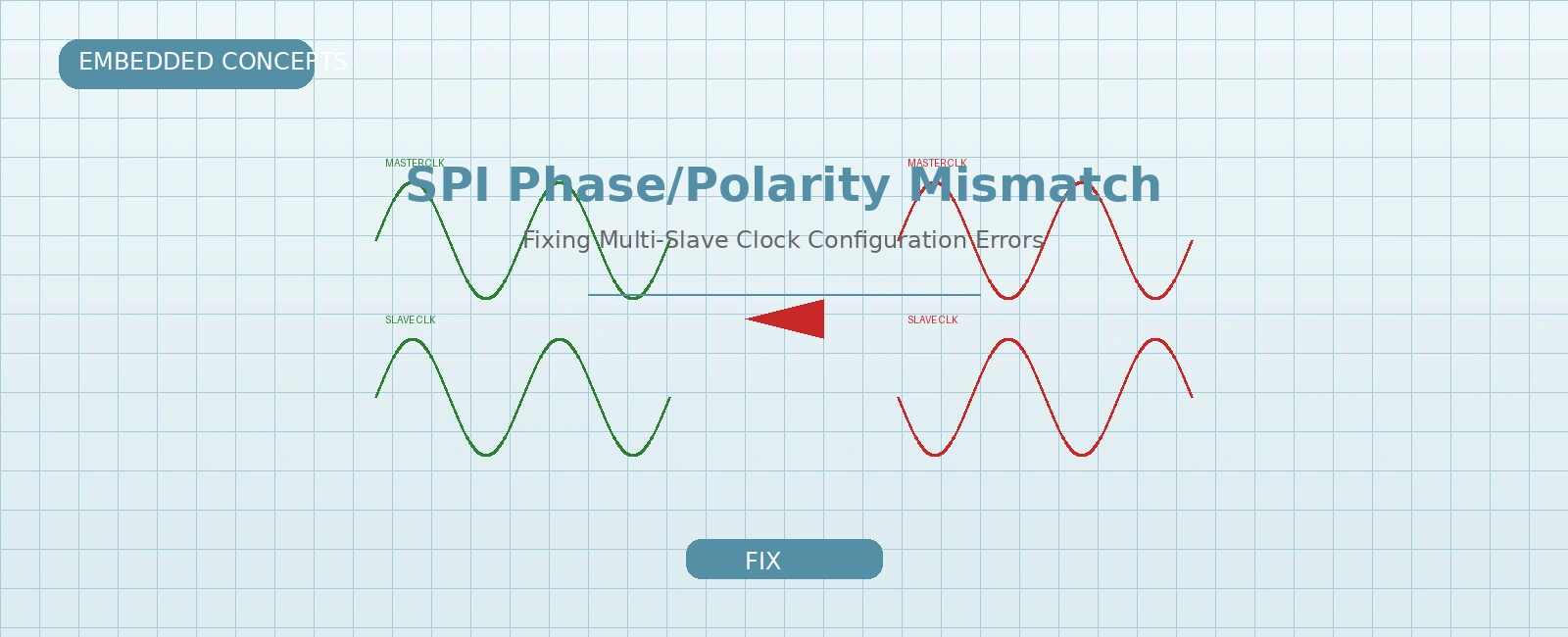 Fixing SPI Clock Phase Polarity Mismatch in Multi-Slave