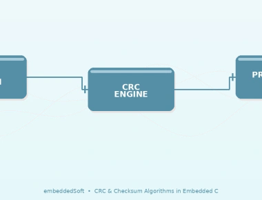 CRC and Checksum Algorithms in Embedded C: A Practical Guide