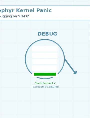 STM32 Zephyr Kernel Panic Debugging: Causes and Fixes