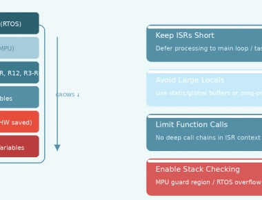 Preventing ISR Stack Overflow in Embedded C