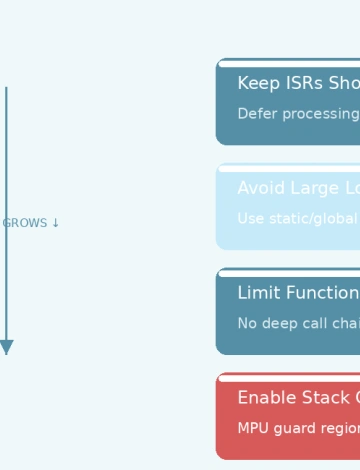 Preventing ISR Stack Overflow in Embedded C